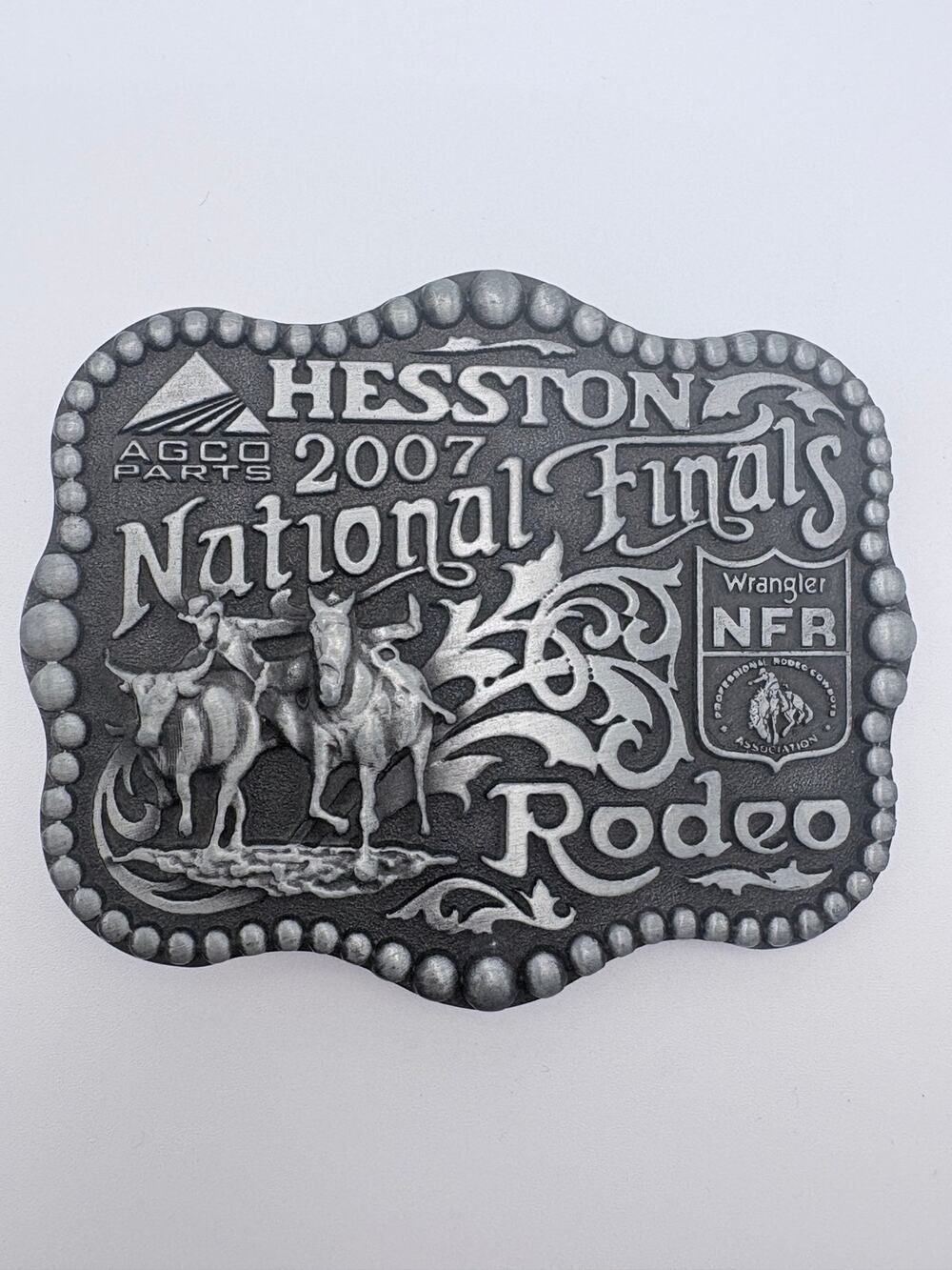 Montana Silversmith 2007 Wrangler NFR National Finals Belt Bracket Buckle